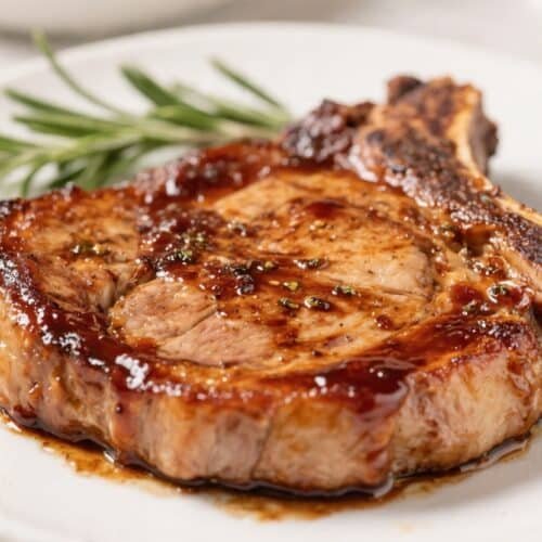 Air Fryer BBQ Boneless Pork Chops