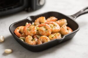Garlic Butter Air Fryer Shrimp