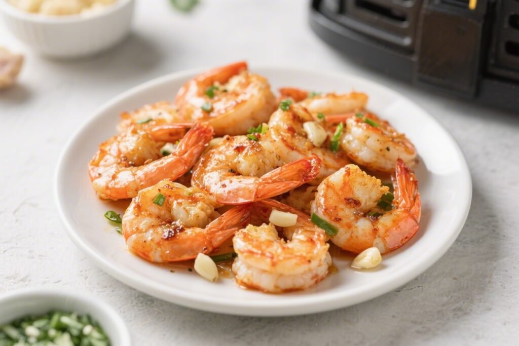 Easy Garlic Shrimp Air Fryer