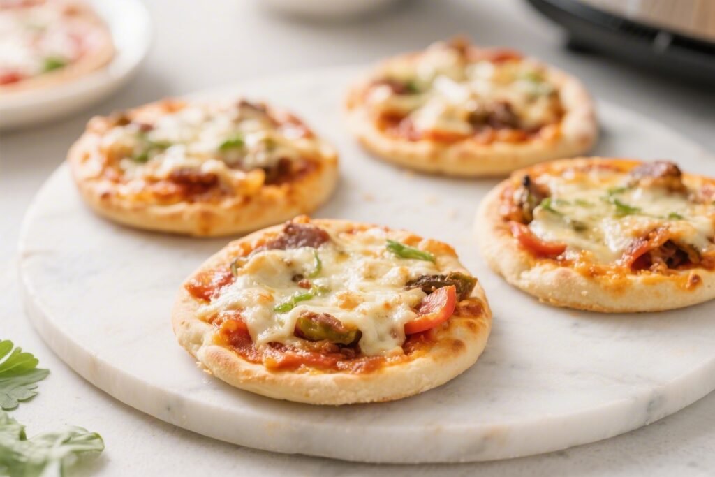 Easy Air Fryer Mini Pizzas - Fast, Fun, and Customizable