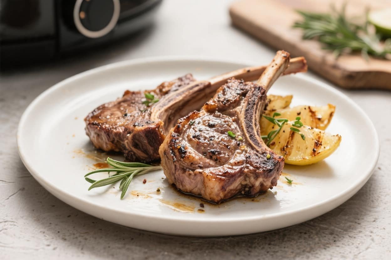Air Fryer Keto Lamb Chops