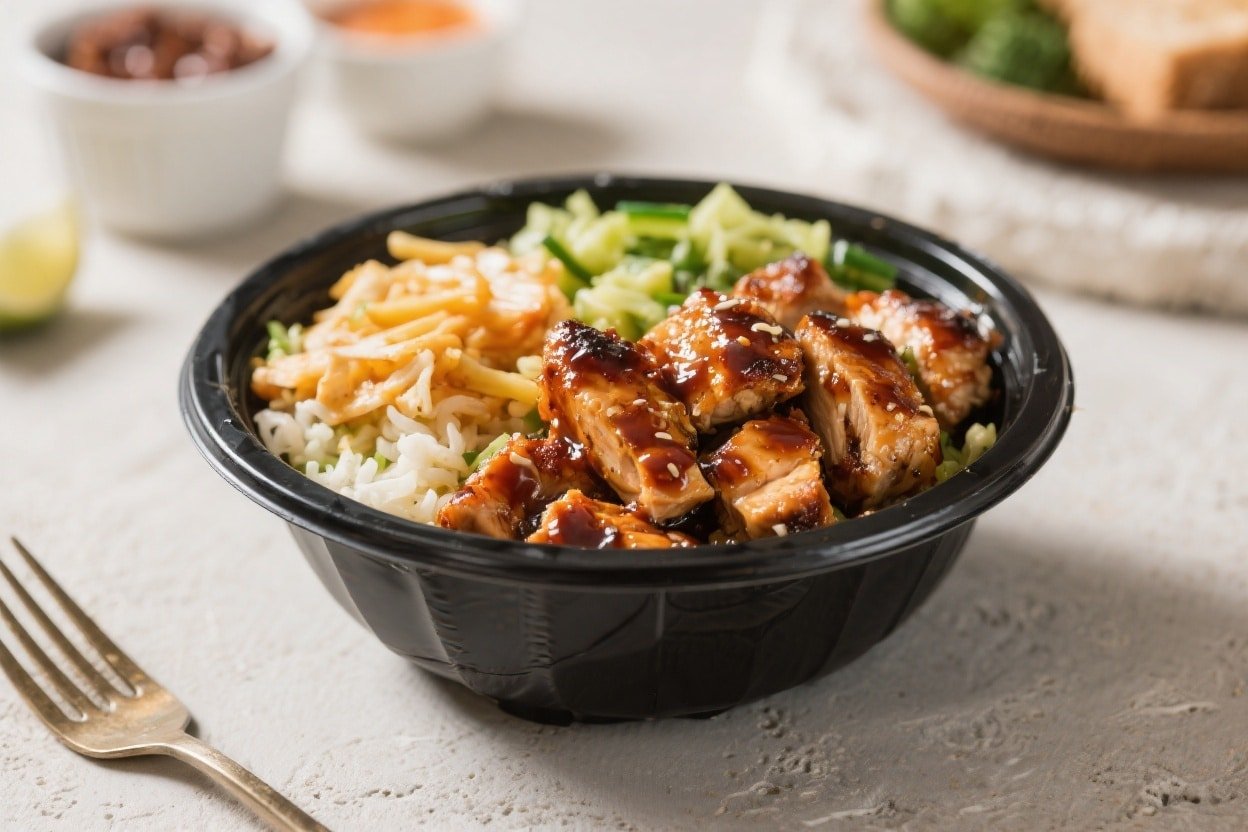 Air Fryer BBQ Chicken Bowls