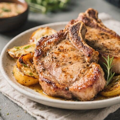 Keto Air Fryer Pork Chops