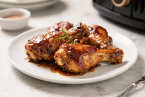 BBQ Chicken Thighs in the Air Fryer