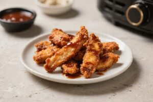Crispy Air Fryer BBQ Chicken Strips