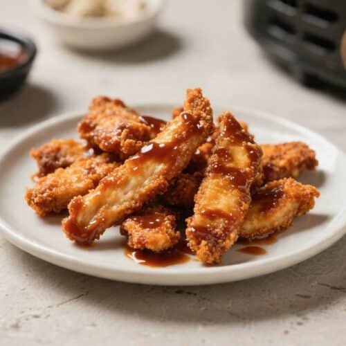 Crispy Air Fryer BBQ Chicken Strips
