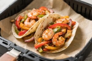 Shrimp Fajitas in Air Fryer