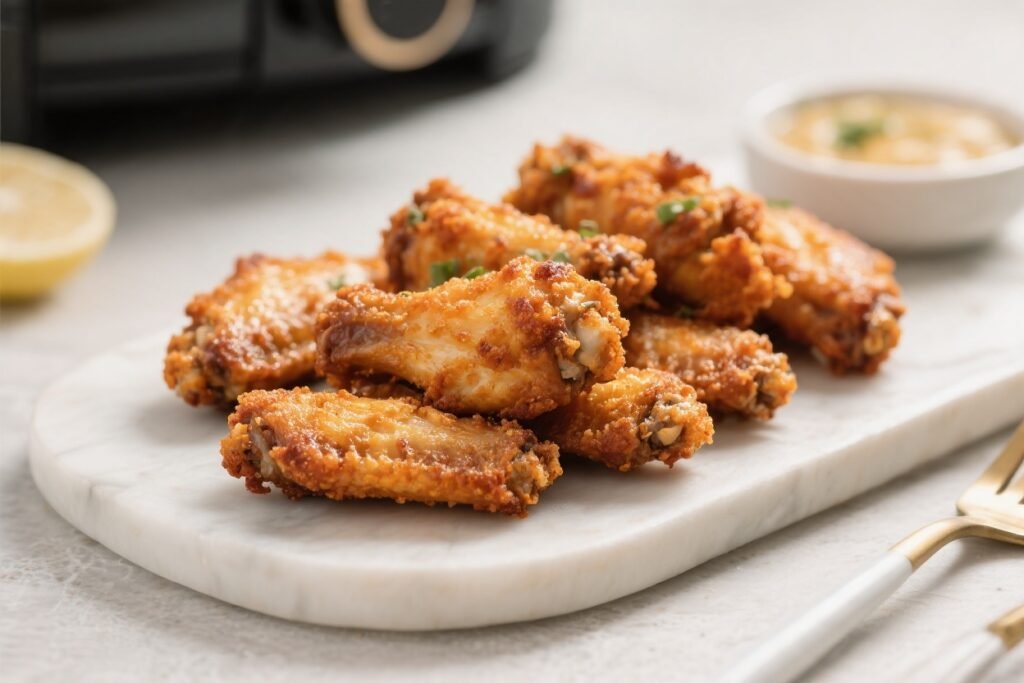 Crispy Air Fryer Keto Chicken Wings