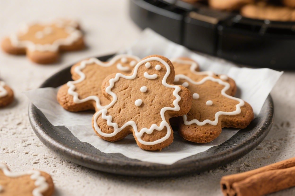 Air Fryer Gingerbread Cookies