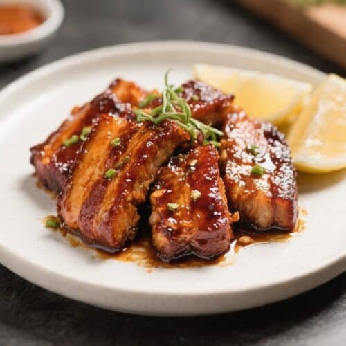 Air Fryer BBQ Pork Belly