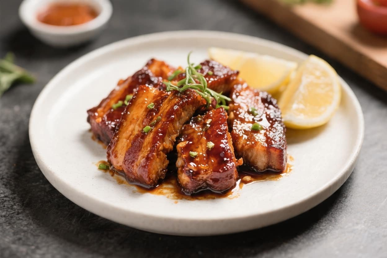 Air Fryer BBQ Pork Belly