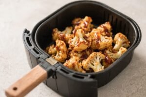Air Fryer BBQ Cauliflower Bites