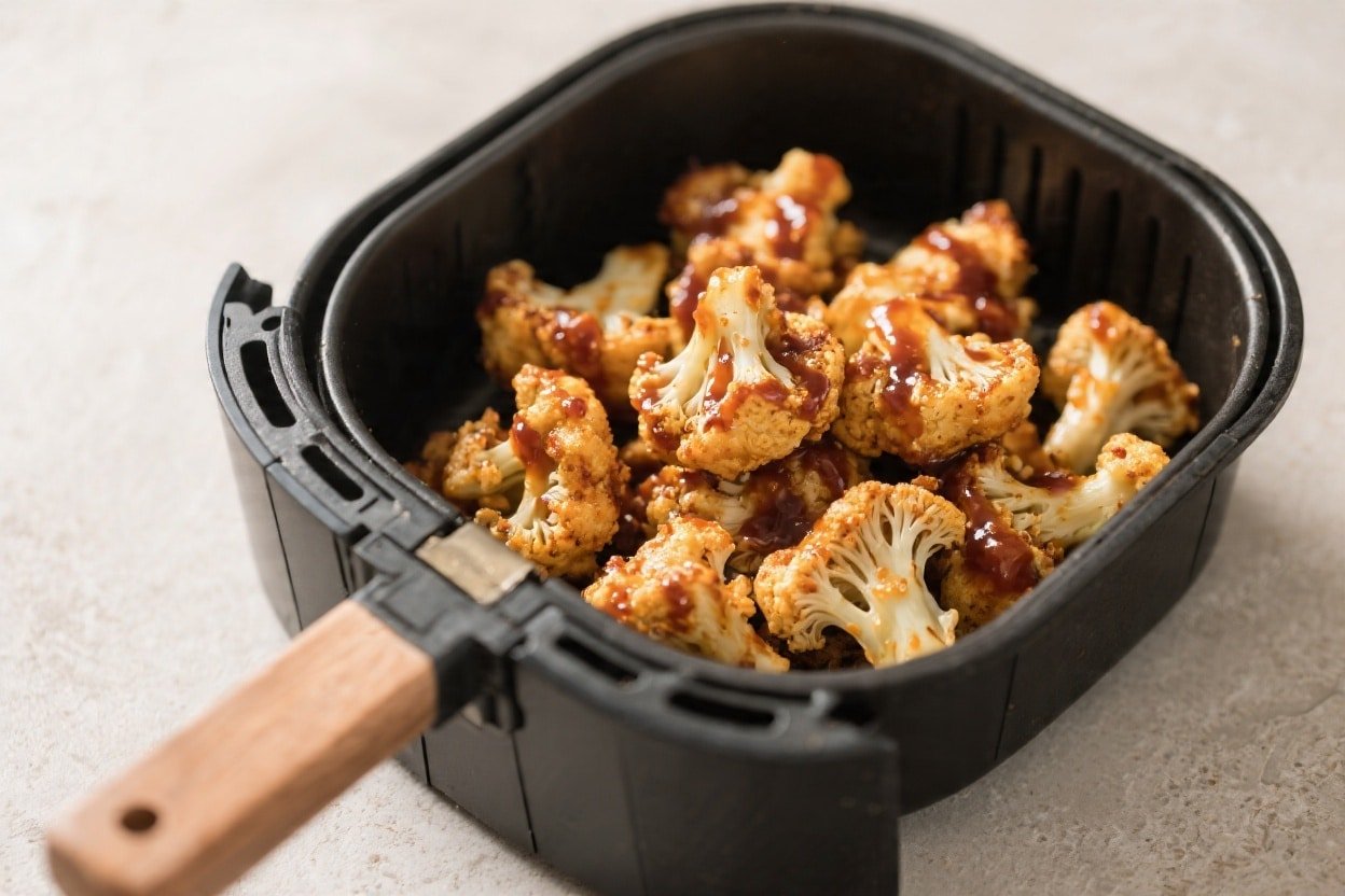 Air Fryer BBQ Cauliflower Bites