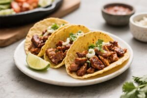 Air Fryer BBQ Pork Tacos