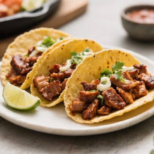Air Fryer BBQ Pork Tacos