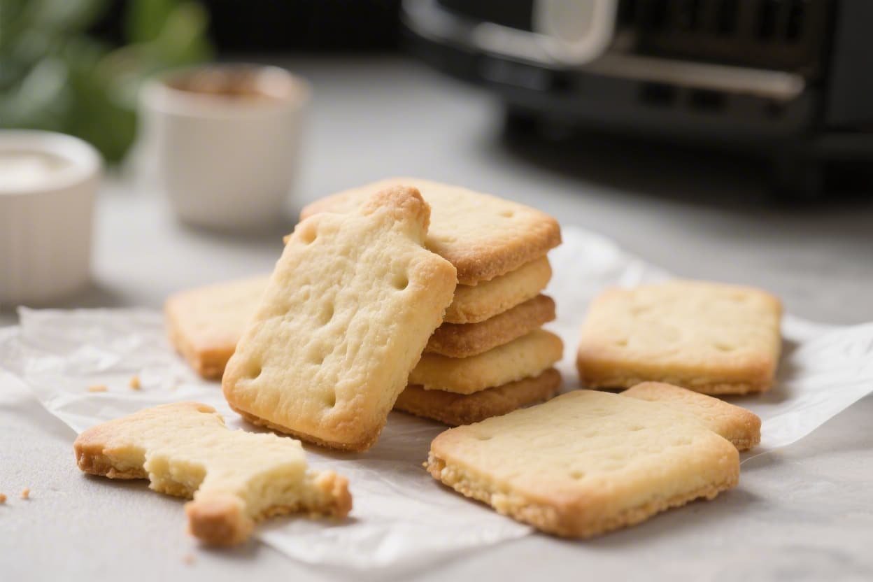 Air Fryer Shortbread Cookies