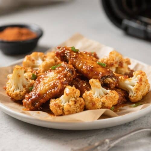 Air Fryer Keto Cauliflower Wings