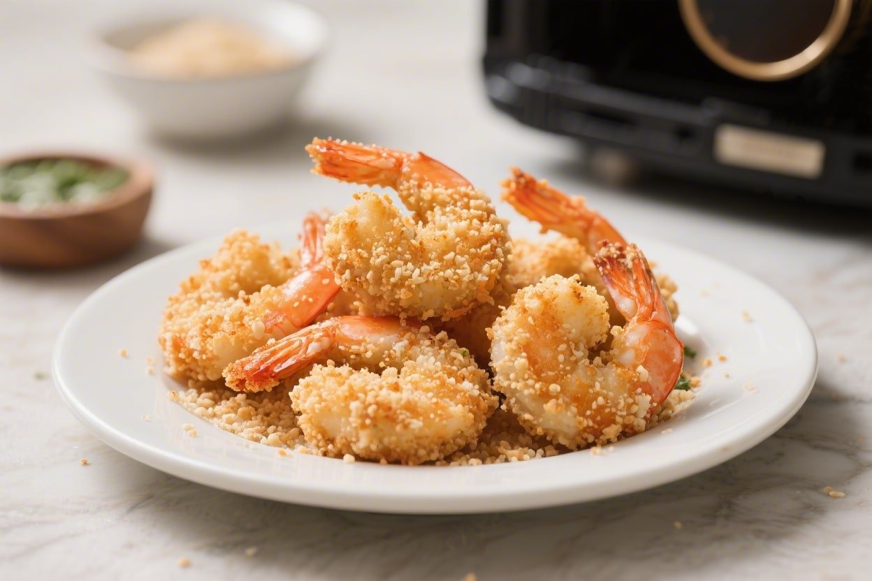 Breaded Panko Shrimp Air Fryer