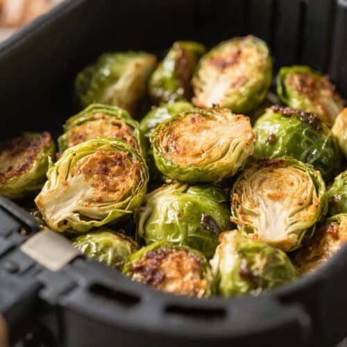 Crispy Keto Air Fryer Brussels Sprouts