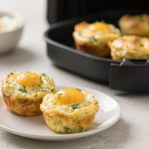 Air Fryer Keto Egg Muffins