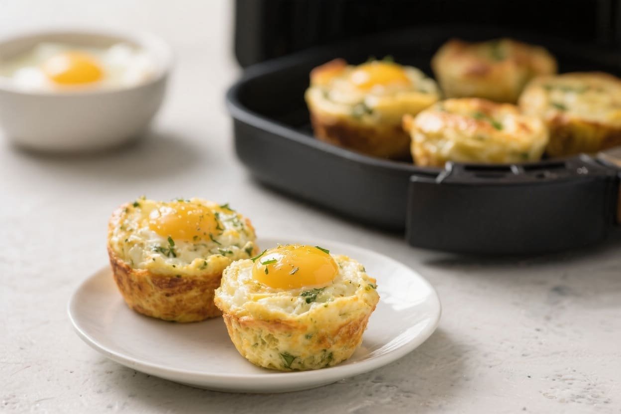 Air Fryer Keto Egg Muffins