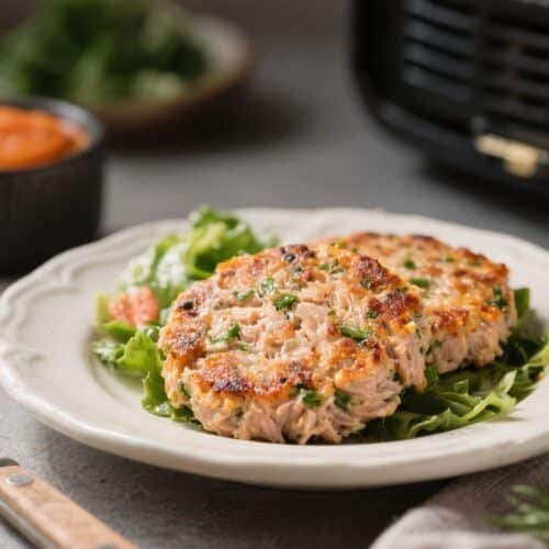 Keto Air Fryer Tuna Patties