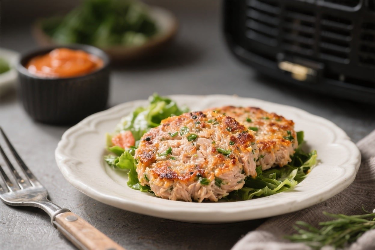 Keto Air Fryer Tuna Patties