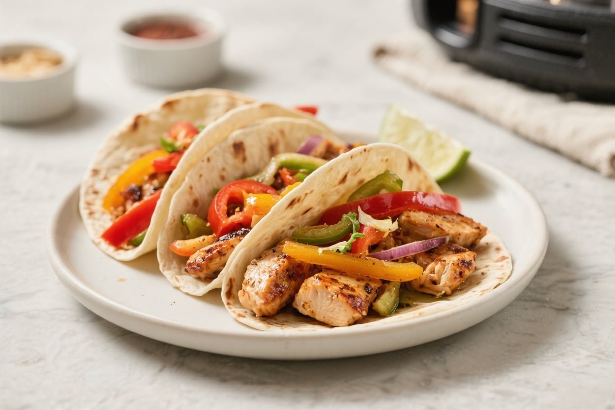 Keto Air Fryer Chicken Fajitas