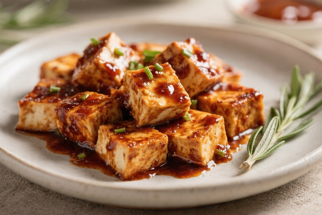 Air Fryer BBQ Tofu