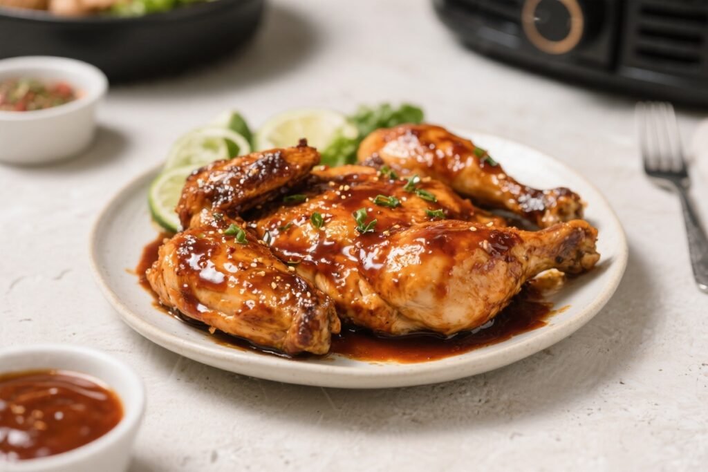 Healthy Air Fryer BBQ Chicken