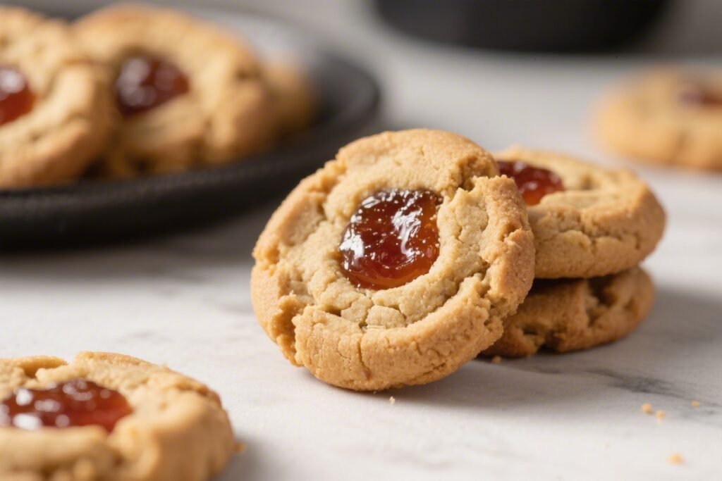 Air Fryer Peanut Butter & Jelly Cookies