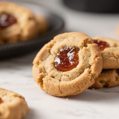 Air Fryer Peanut Butter & Jelly Cookies