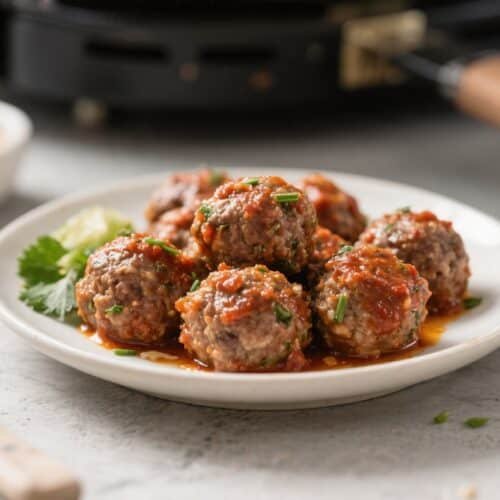 Air Fryer Keto Meatballs