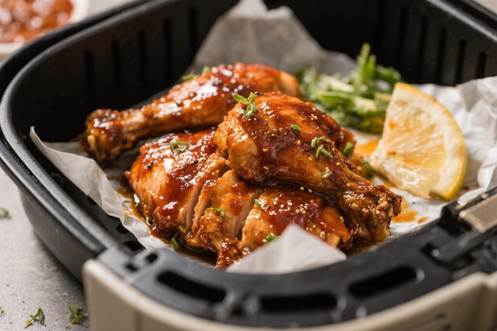 Keto Air Fryer BBQ Chicken (Sugar Free)