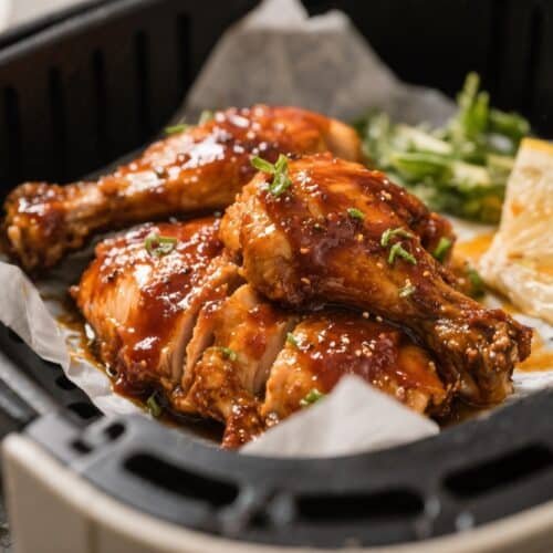 Keto Air Fryer BBQ Chicken (Sugar Free)