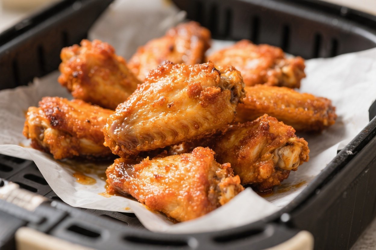 The Crispiest Air Fryer Chicken Wings