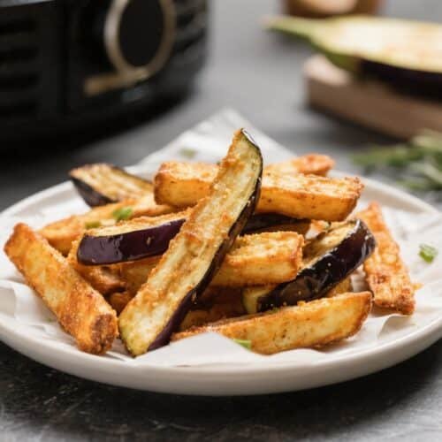 Air Fryer Keto Eggplant Fries