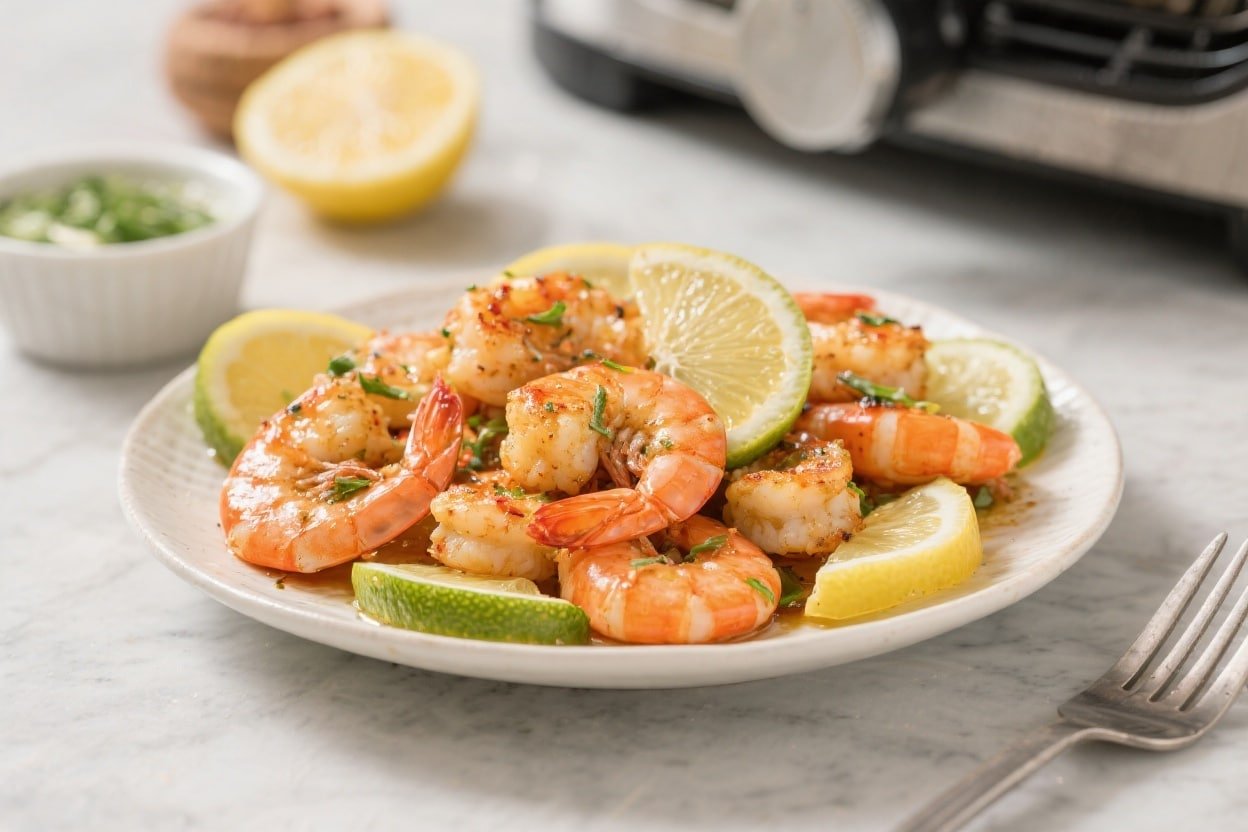 Healthy Lemon Shrimp Air Fryer