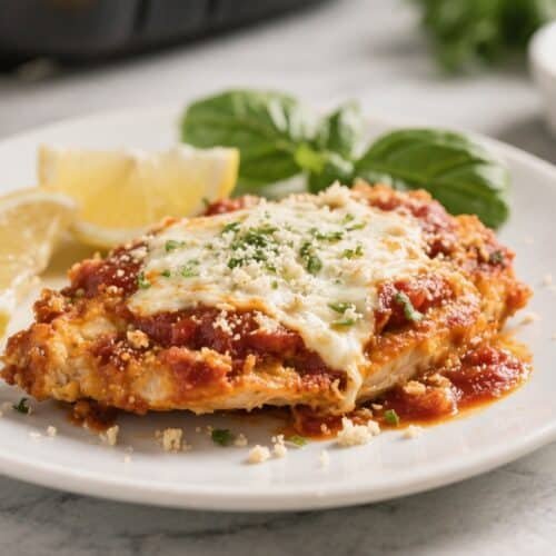 Air Fryer Keto Chicken Parmesan