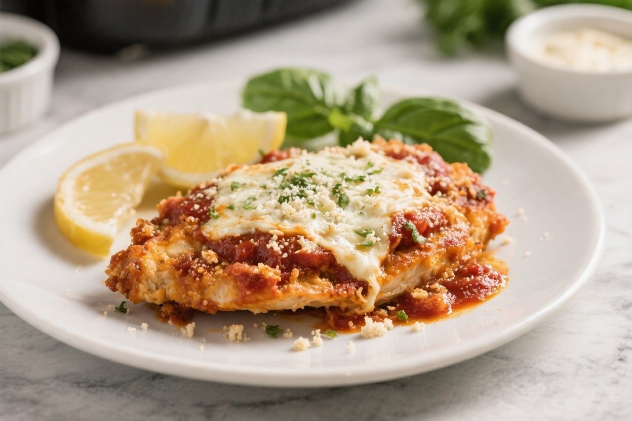 Air Fryer Keto Chicken Parmesan