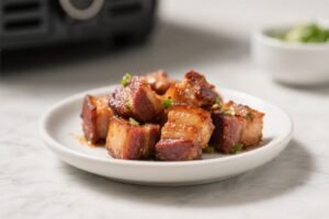 Air Fryer Keto Pork Belly Bites