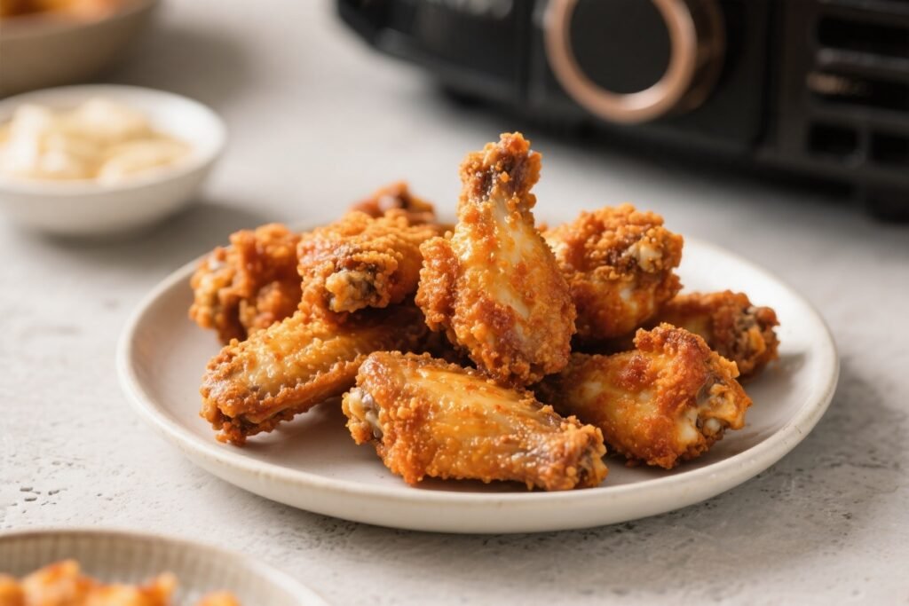 Extra Crispy Air Fryer Chicken Wings
