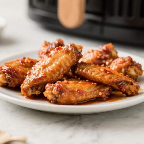 Sweet and Spicy Air Fryer Chicken Wings