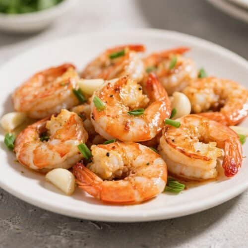 Healthy Garlic Shrimp Air Fryer