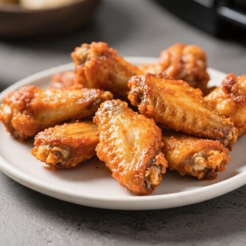 Crispy Air Fryer Chicken Wings With No Oil
