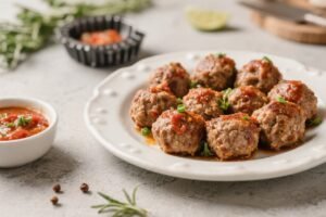 Air Fryer Keto Turkey Meatballs