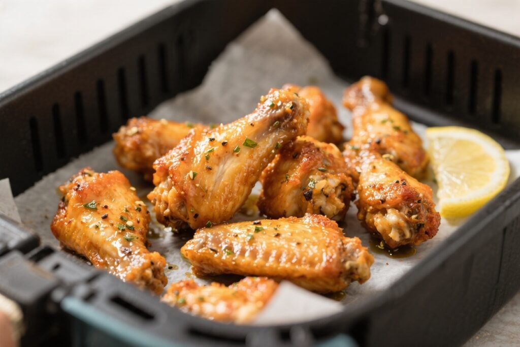 Air Fryer Lemon Pepper Chicken Wings