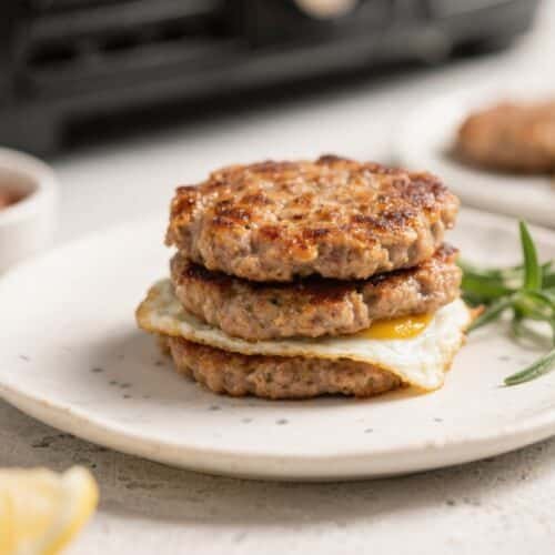Keto Air Fryer Breakfast Sausage Patties