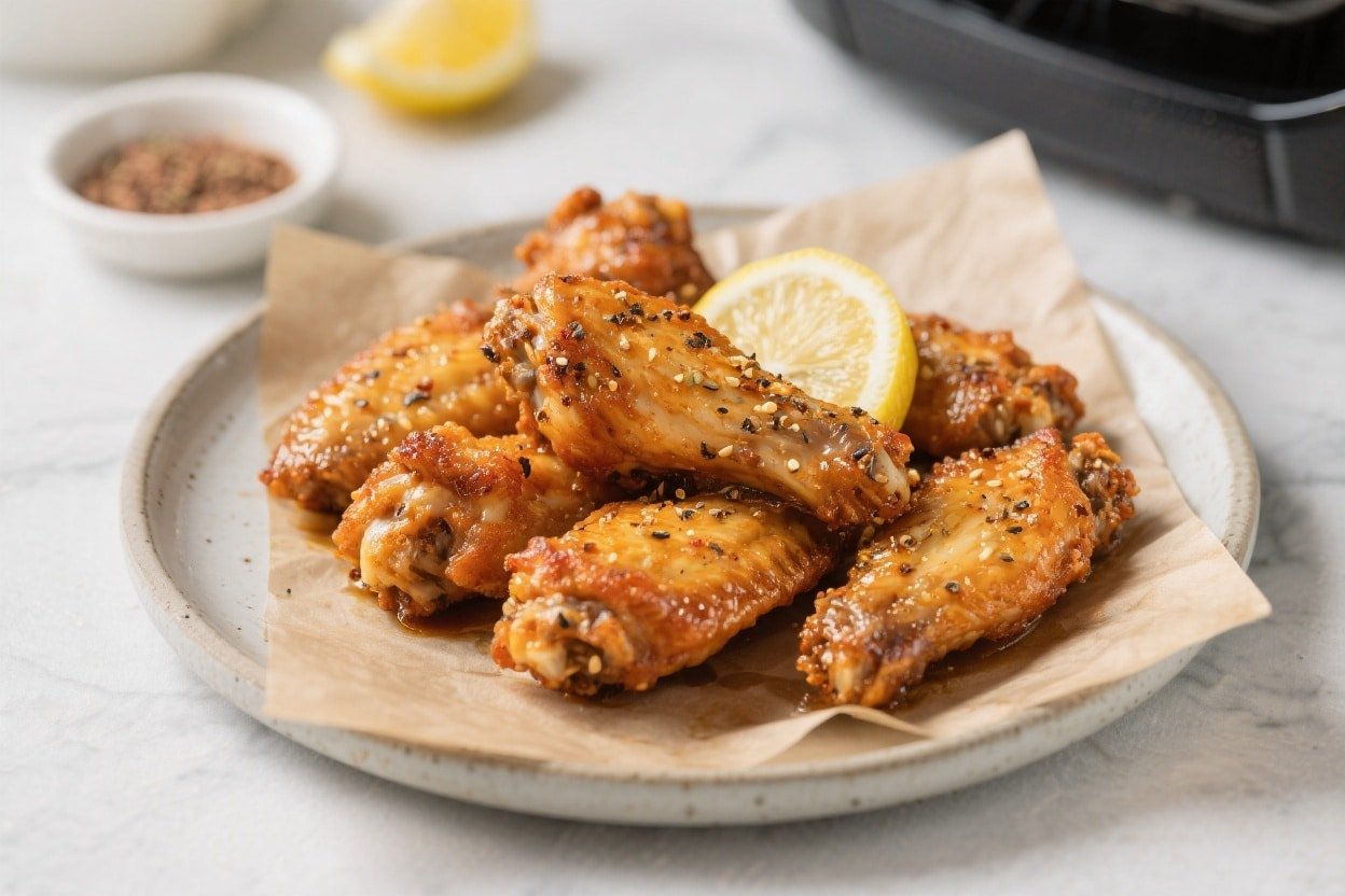 Keto Air Fryer Lemon Pepper Wings