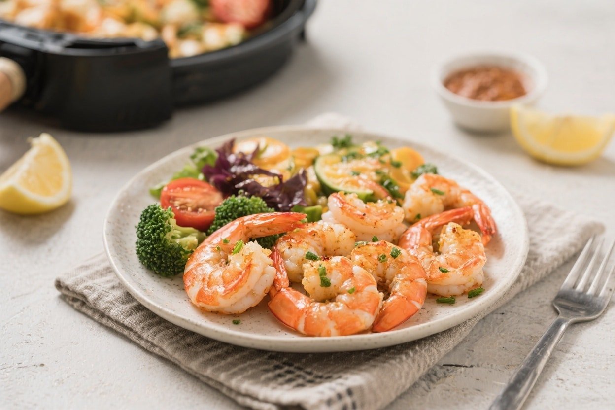 Frozen Shrimp Air Fryer Dinner
